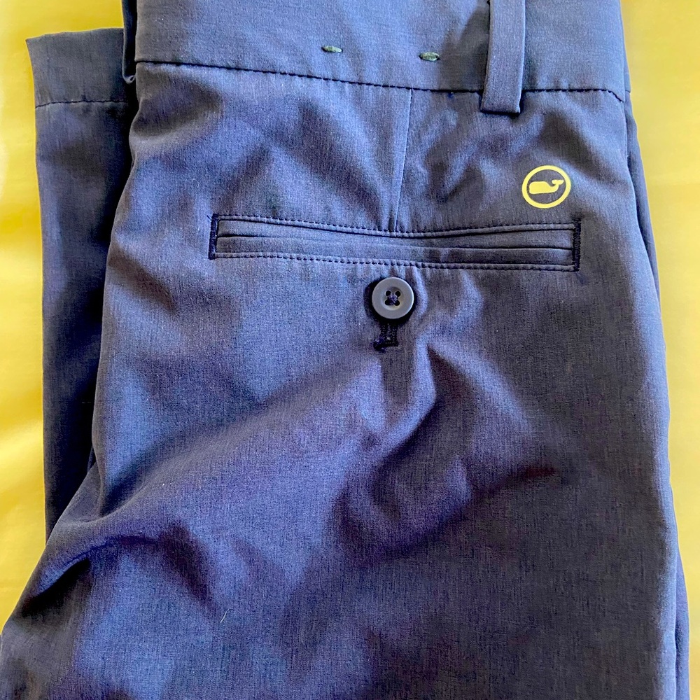 Vineyard Vines Dark Blue Performance Pant, Size 14